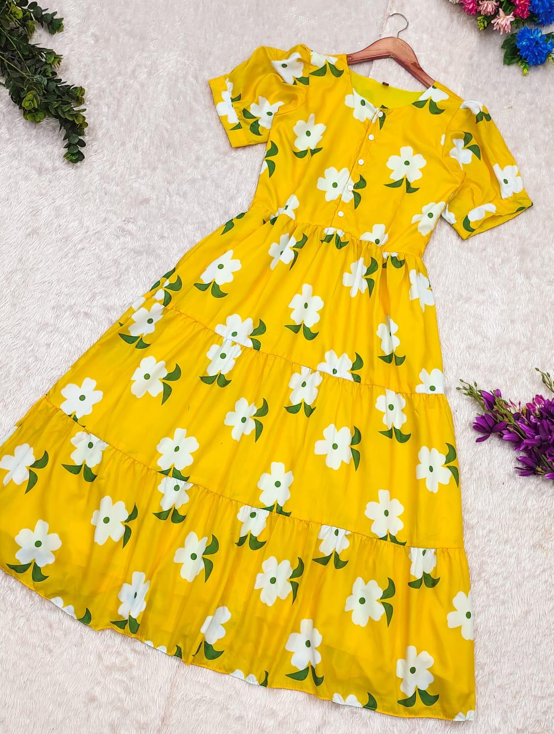 Sunbun Floral Print Dress: Timeless Elegance for Any Occasion