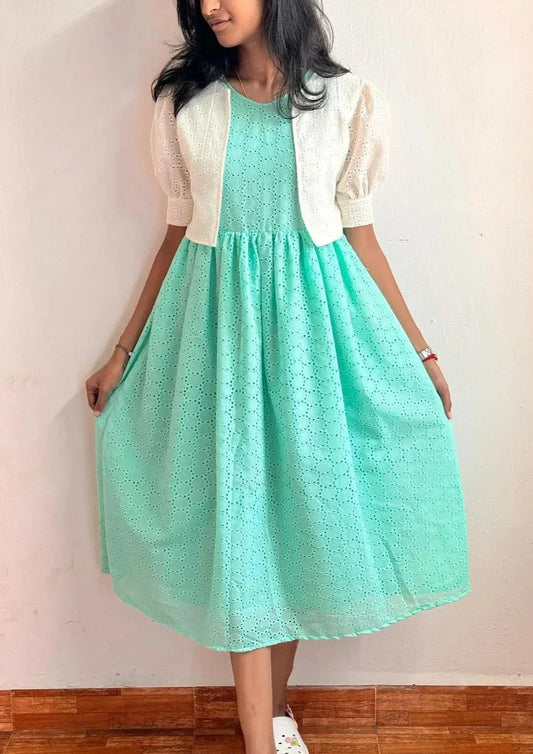 Hakoba Top with Jacket - Effortless Style and Comfort* JACKET WITH FROCK