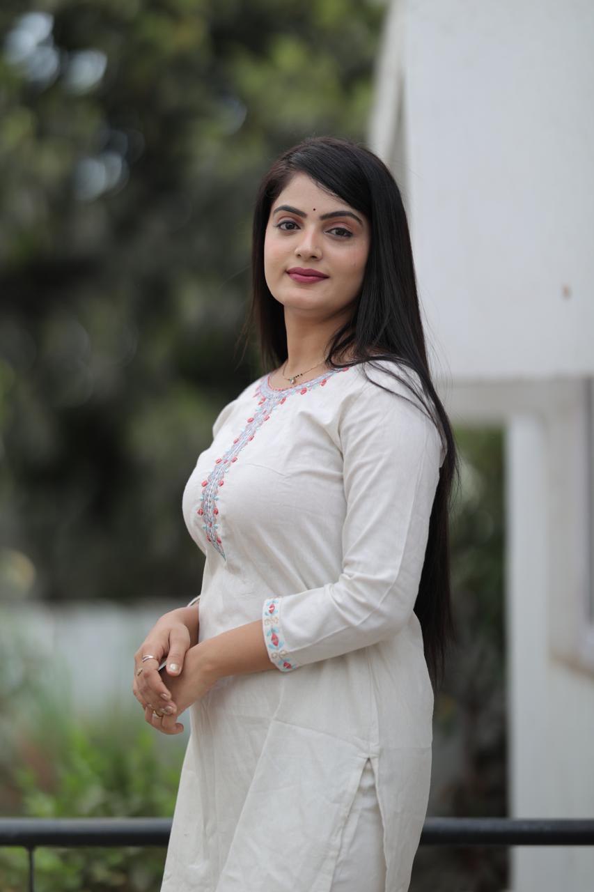 Khadi Handwork Coord Set