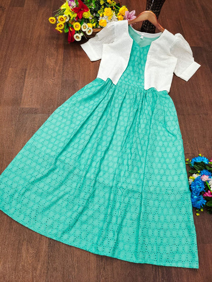 Hakoba Top with Jacket - Effortless Style and Comfort* JACKET WITH FROCK