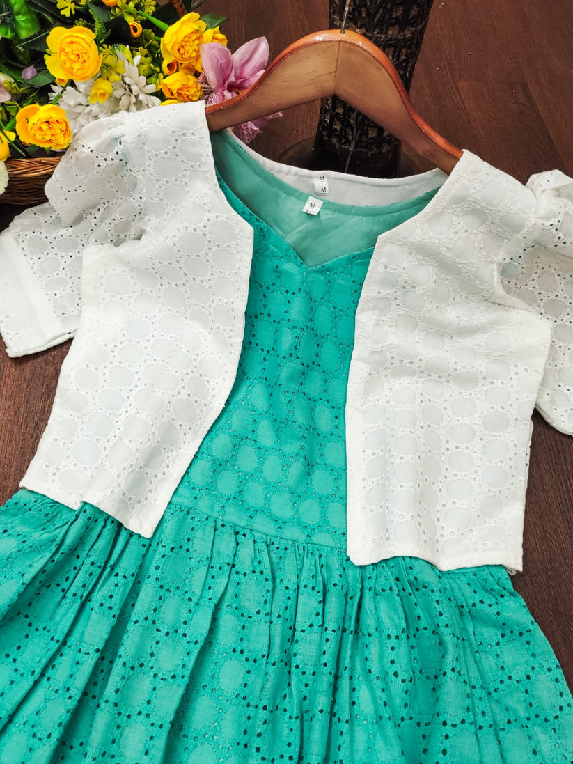 Hakoba Top with Jacket - Effortless Style and Comfort* JACKET WITH FROCK