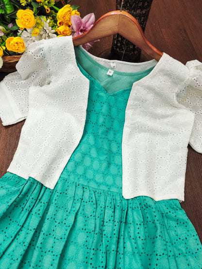 Hakoba Top with Jacket - Effortless Style and Comfort* JACKET WITH FROCK