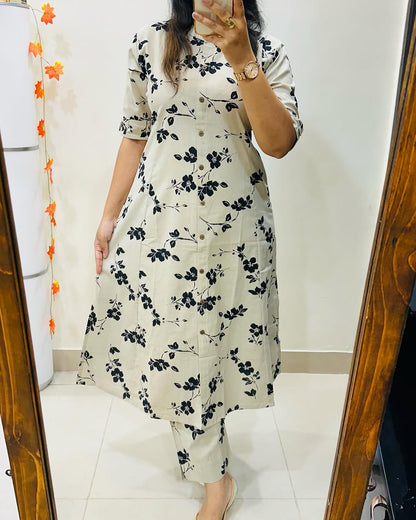 Premium Rayon Floral Co-Ord Set