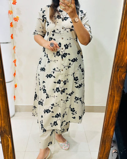 Premium Rayon Floral Co-Ord Set