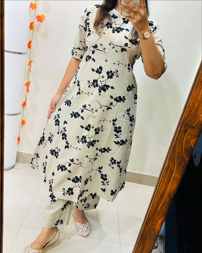 Premium Rayon Floral Co-Ord Set