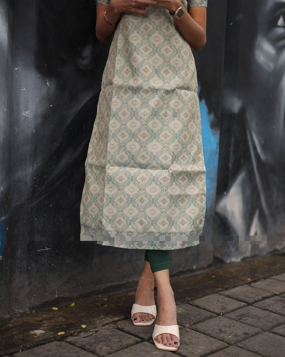 Premium Tissue Charm Kurti