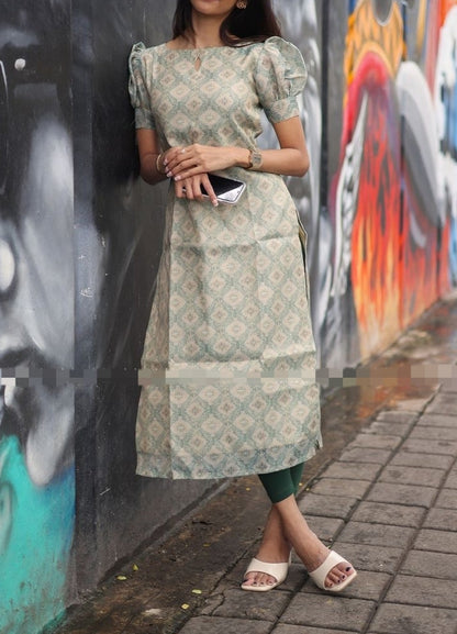 Premium Tissue Charm Kurti