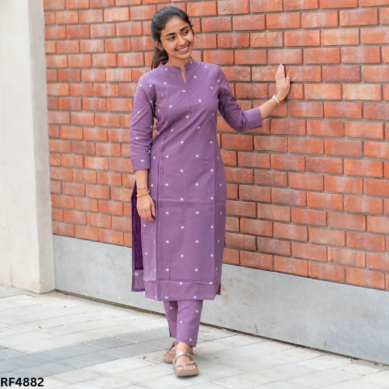 Lavender Diamond Butti  Co-ord Set