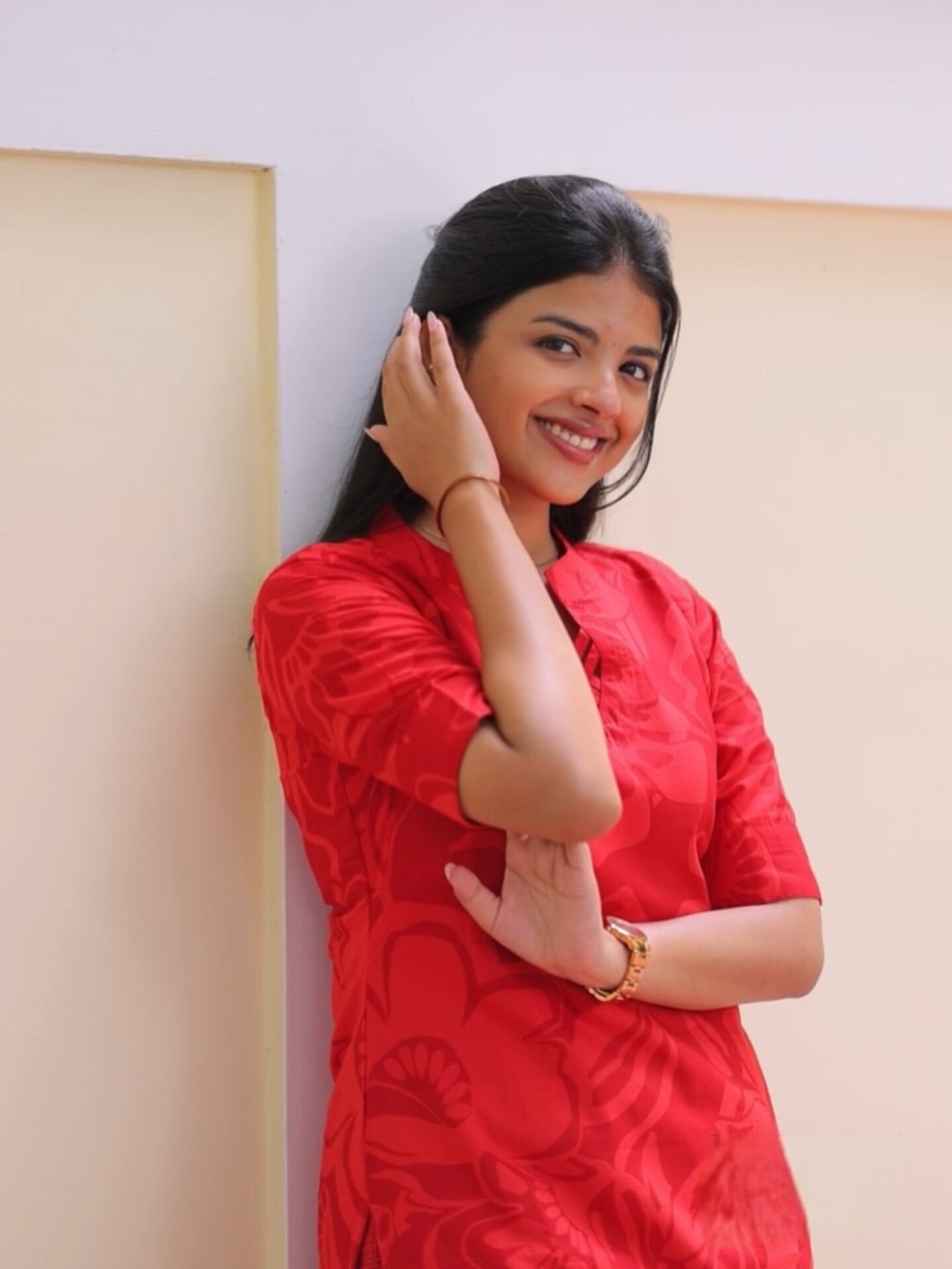 Tonal Floral Print Kurti