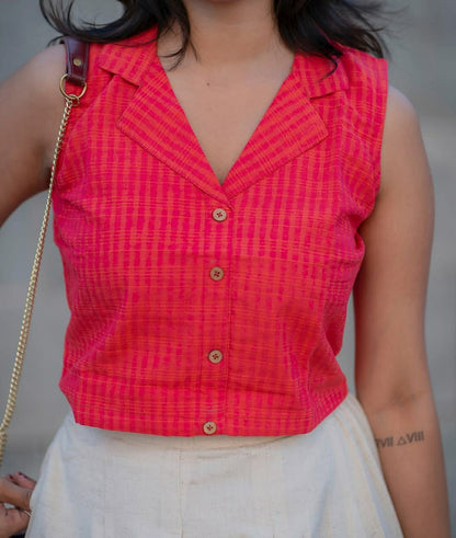 Premium Slub Cottan Top & Skirt