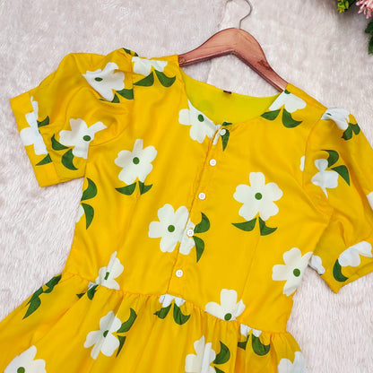Sunbun Floral Print Dress: Timeless Elegance for Any Occasion