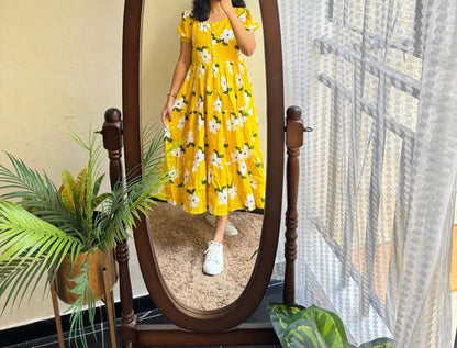 Sunbun Floral Print Dress: Timeless Elegance for Any Occasion