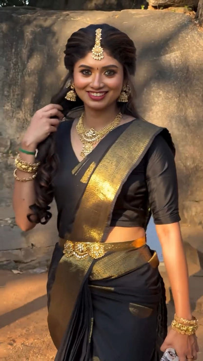 Elegant Jequard Work Saree