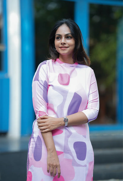 Premium Abstract Print Kurti