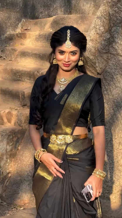 Elegant Jequard Work Saree