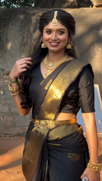 Elegant Jequard Work Saree